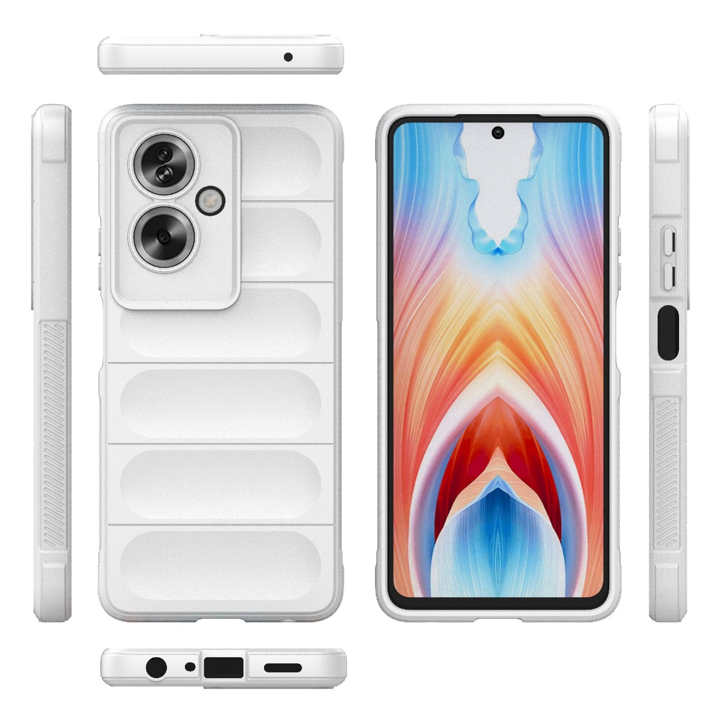 OPPO A79 5G Global Magic Shield TPU + Flannel Phone Case - Stylish, Durable, and Lightweight Protection