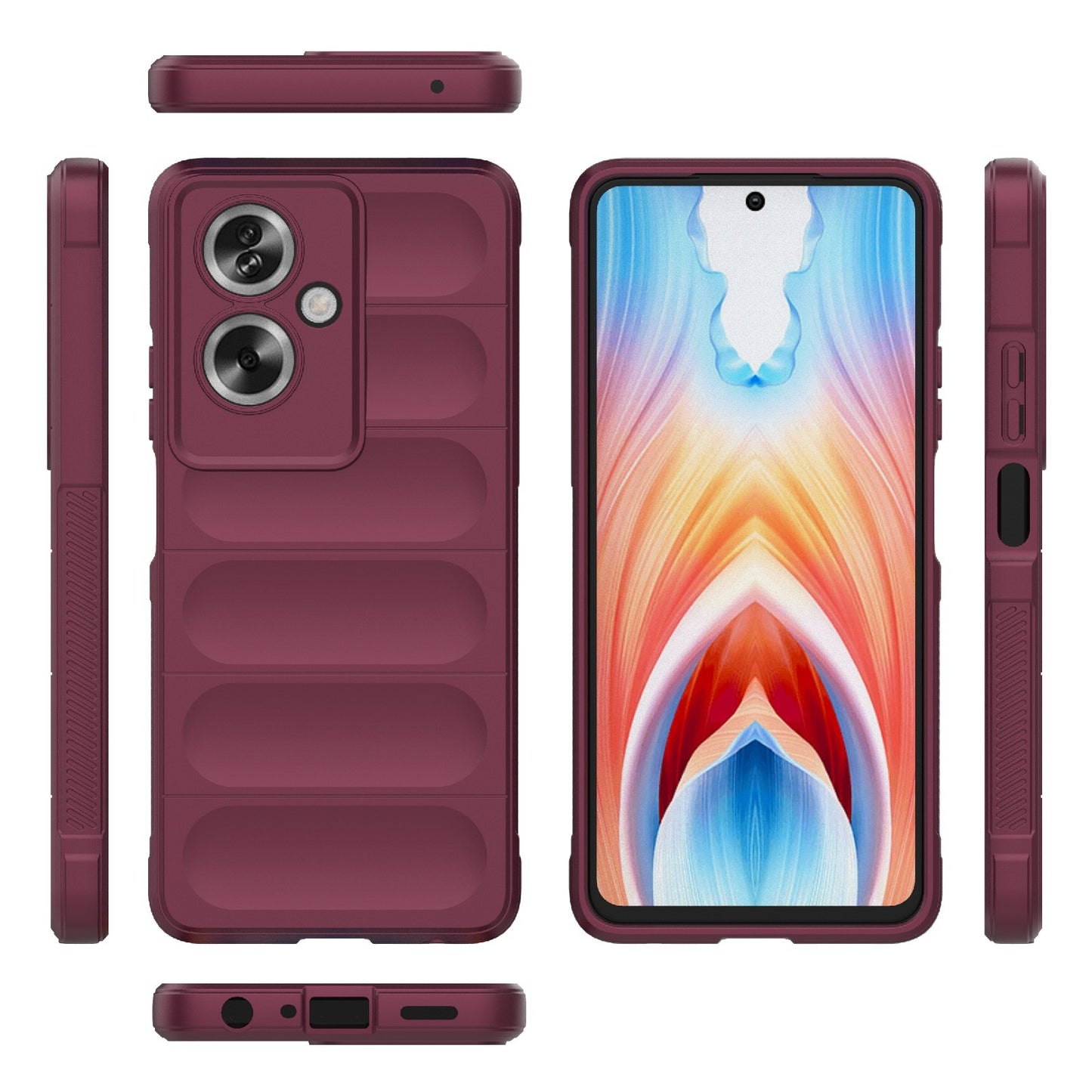 OPPO A79 5G Global Magic Shield TPU + Flannel Phone Case - Stylish, Durable, and Lightweight Protection