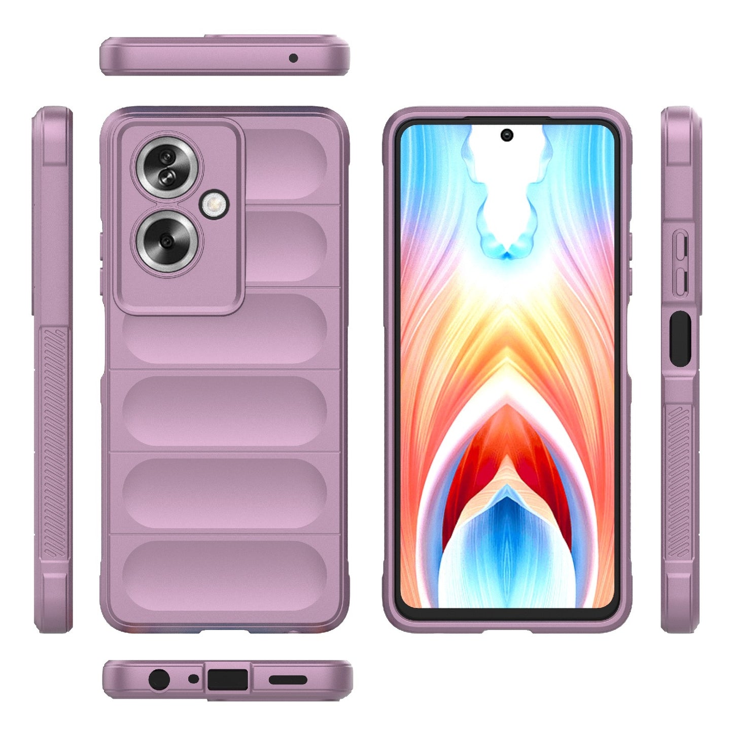 OPPO A79 5G Global Magic Shield TPU + Flannel Phone Case - Stylish, Durable, and Lightweight Protection