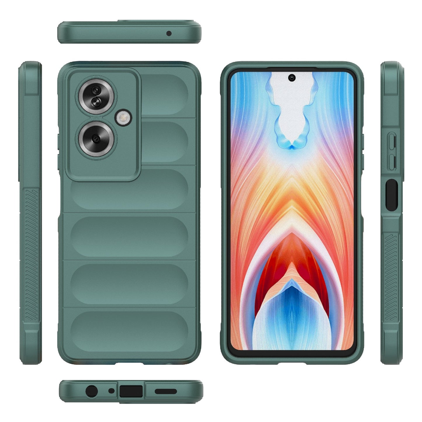 OPPO A79 5G Global Magic Shield TPU + Flannel Phone Case - Stylish, Durable, and Lightweight Protection