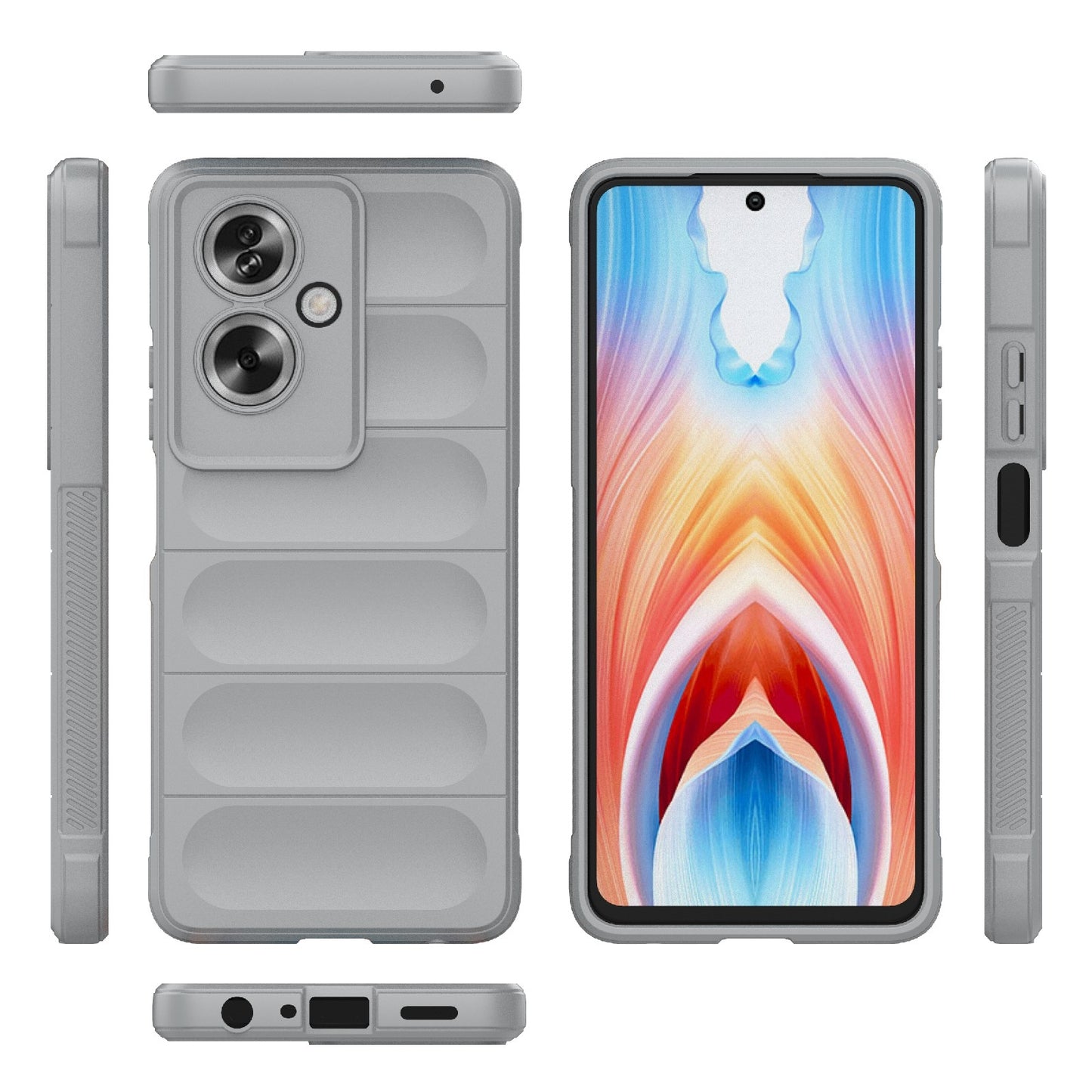 OPPO A79 5G Global Magic Shield TPU + Flannel Phone Case - Stylish, Durable, and Lightweight Protection