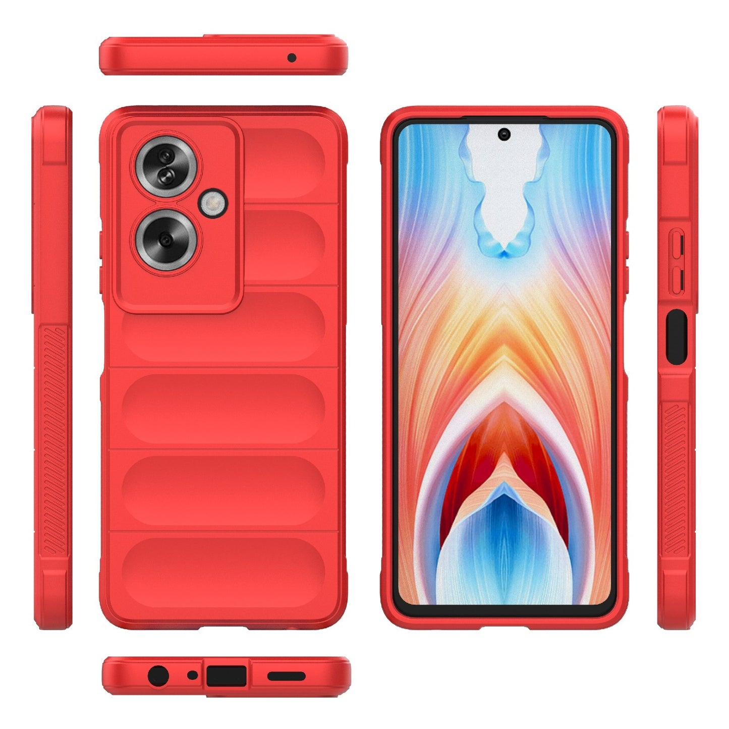 OPPO A79 5G Global Magic Shield TPU + Flannel Phone Case - Stylish, Durable, and Lightweight Protection