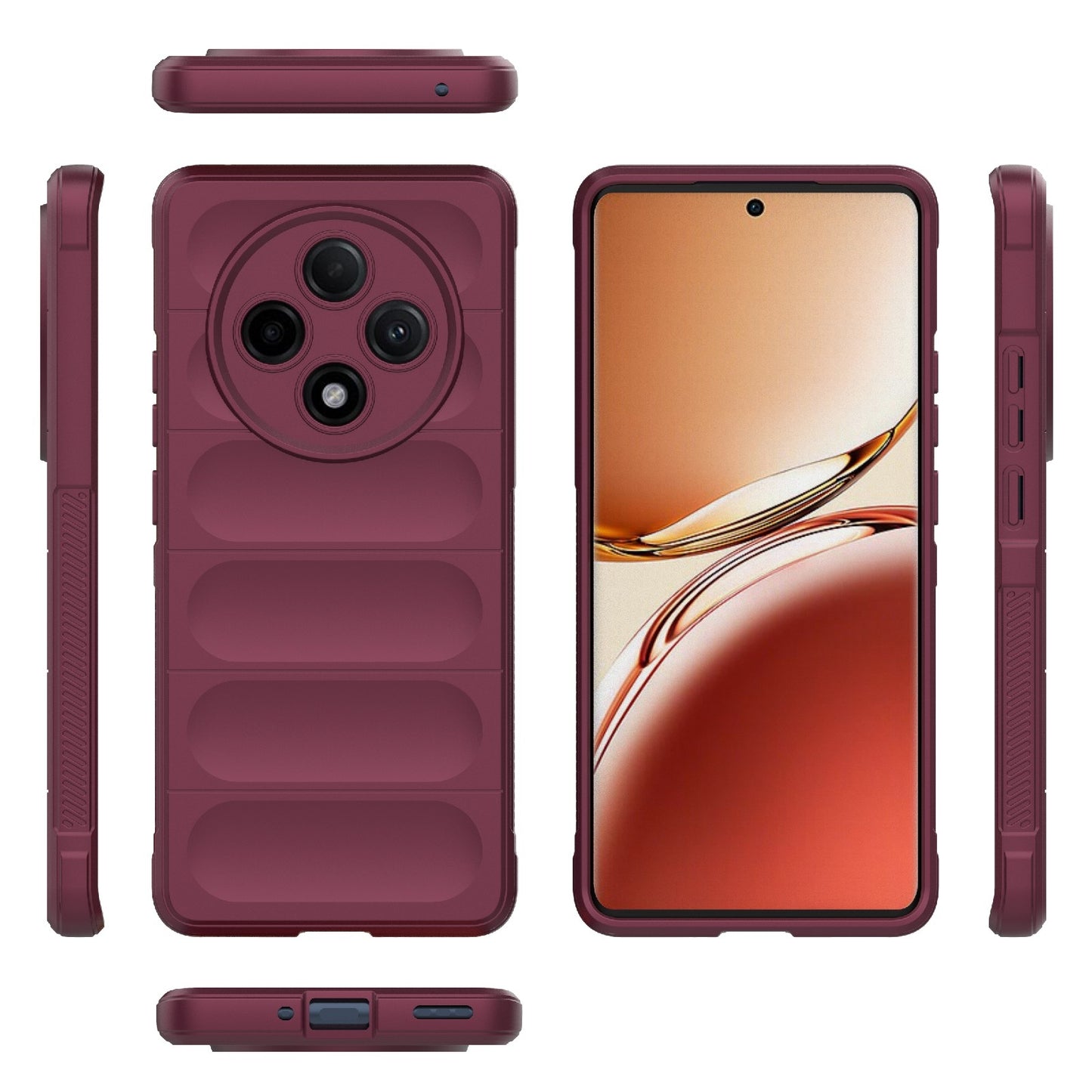 OPPO A3 Pro 5G Magic Shield TPU + Flannel Phone Case - Stylish, Durable, and Lightweight Protection