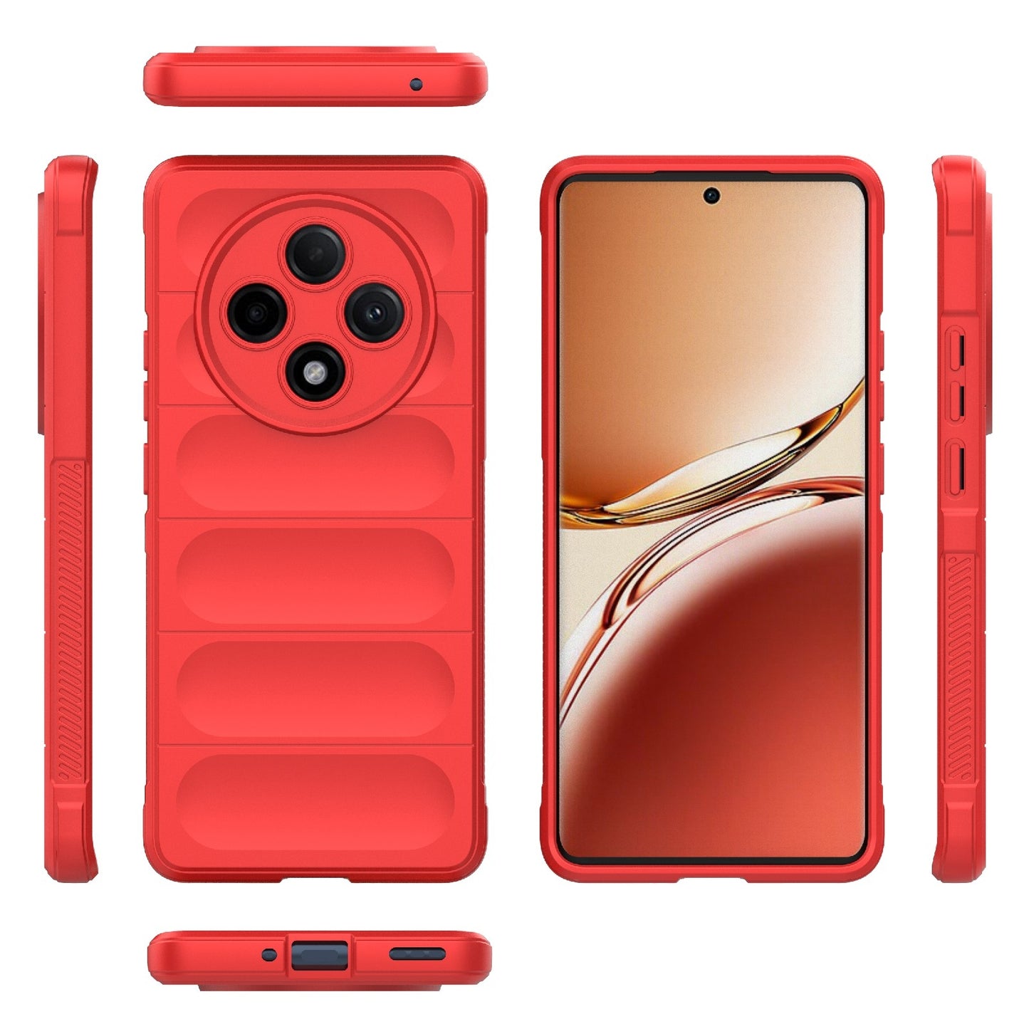 OPPO A3 Pro 5G Magic Shield TPU + Flannel Phone Case - Stylish, Durable, and Lightweight Protection