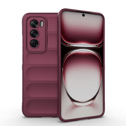 OPPO Reno12 Global Magic Shield TPU + Flannel Phone Case - Stylish, Durable, and Lightweight Protection