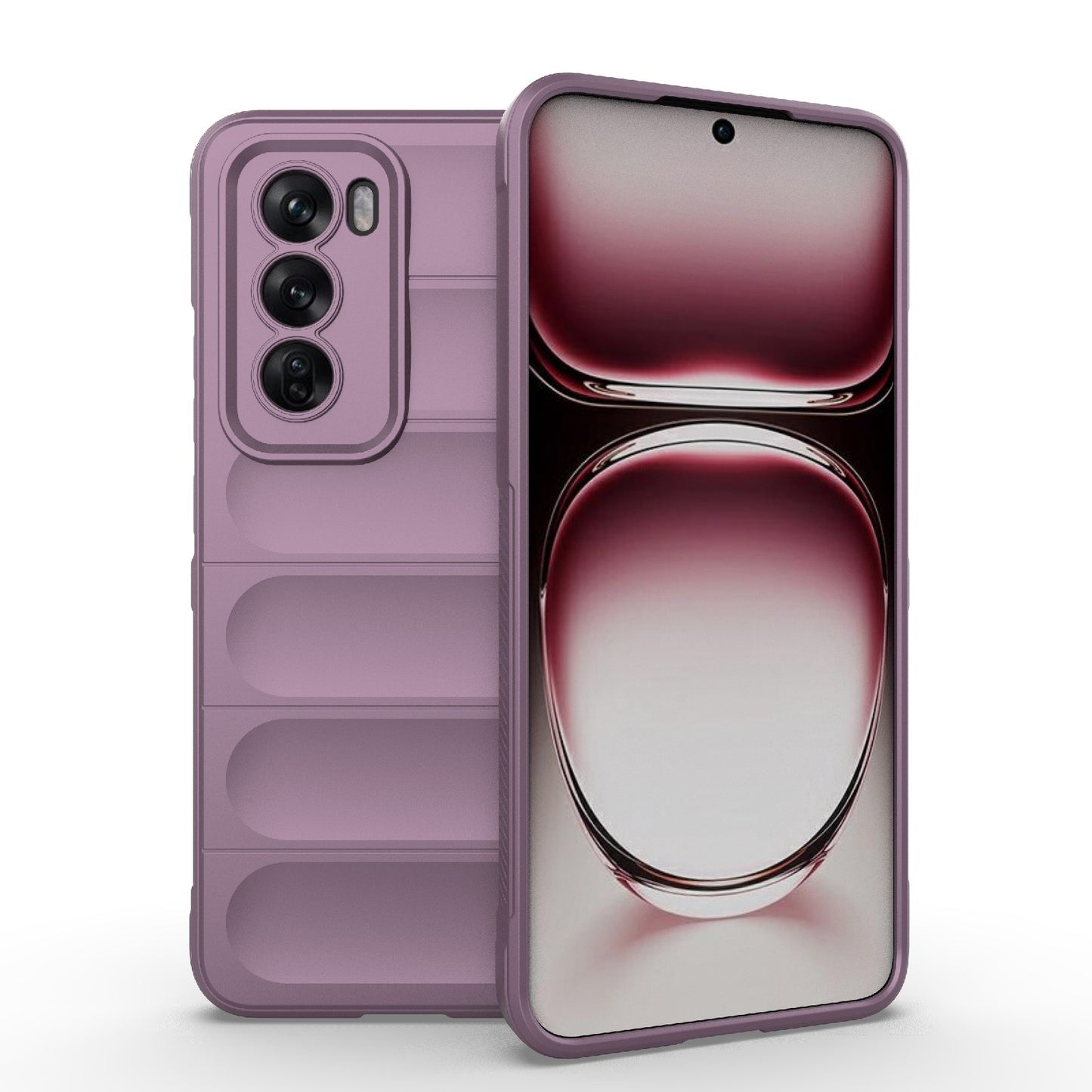 OPPO Reno12 Global Magic Shield TPU + Flannel Phone Case - Stylish, Durable, and Lightweight Protection