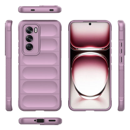 OPPO Reno12 Global Magic Shield TPU + Flannel Phone Case - Stylish, Durable, and Lightweight Protection