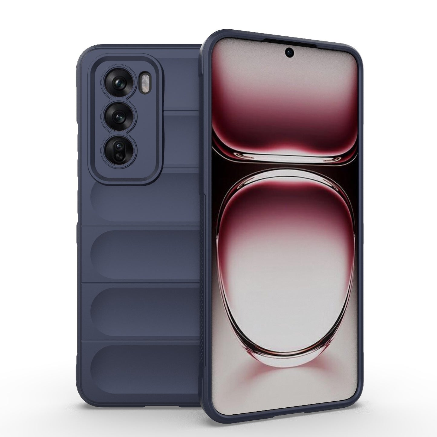 OPPO Reno12 Global Magic Shield TPU + Flannel Phone Case - Stylish, Durable, and Lightweight Protection