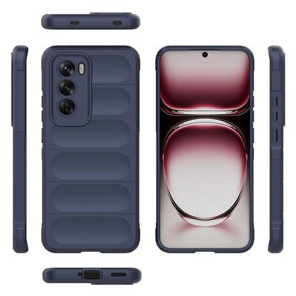 OPPO Reno12 Global Magic Shield TPU + Flannel Phone Case - Stylish, Durable, and Lightweight Protection