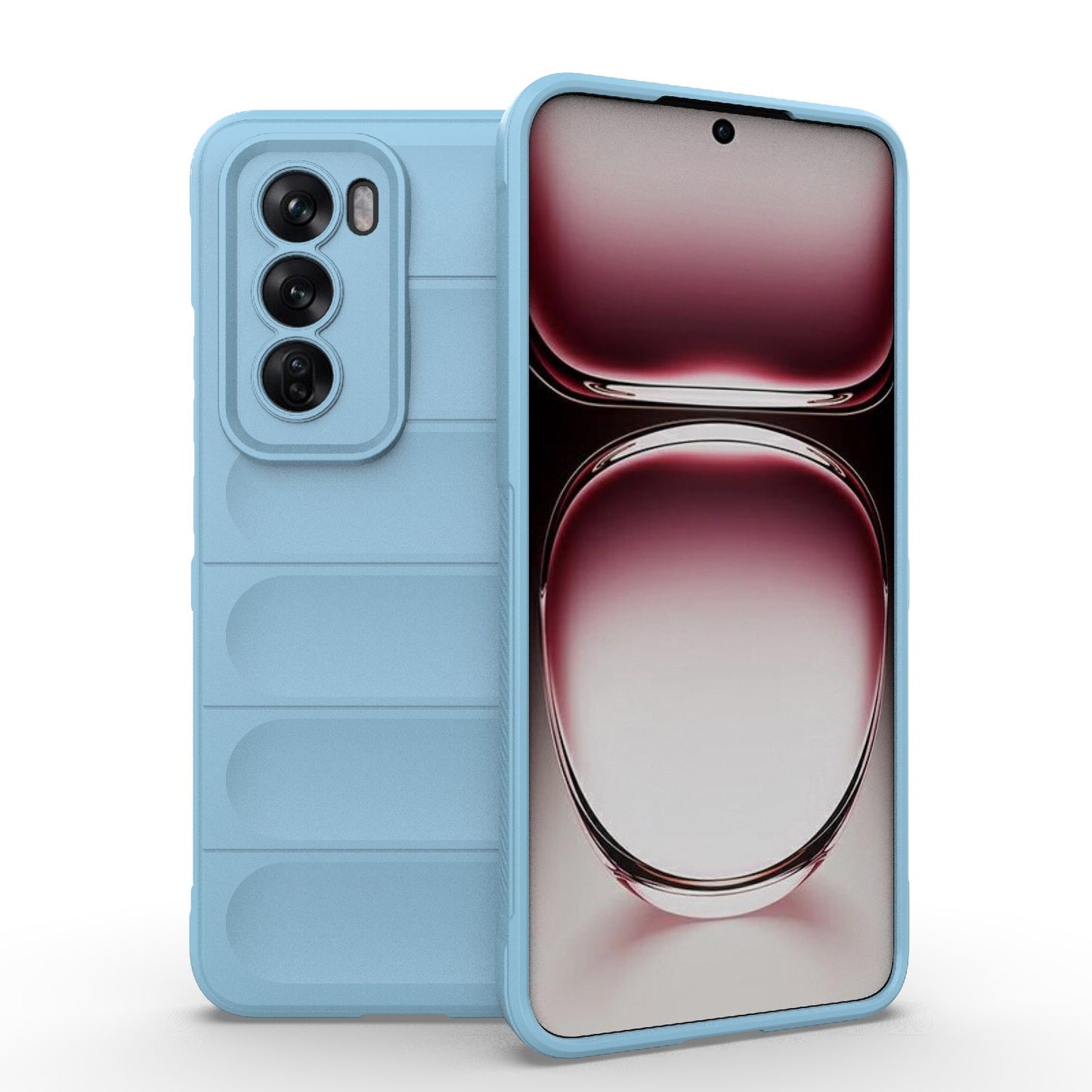 OPPO Reno12 Global Magic Shield TPU + Flannel Phone Case - Stylish, Durable, and Lightweight Protection