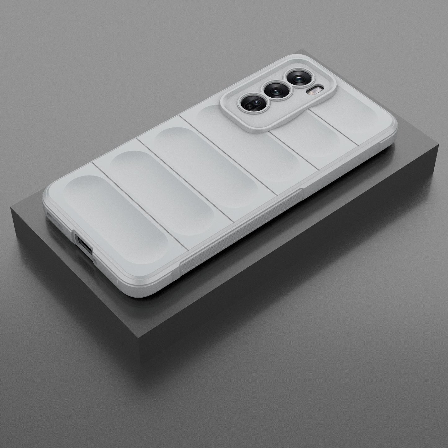 OPPO Reno12 Global Magic Shield TPU + Flannel Phone Case - Stylish, Durable, and Lightweight Protection