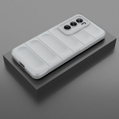 OPPO Reno12 Global Magic Shield TPU + Flannel Phone Case - Stylish, Durable, and Lightweight Protection