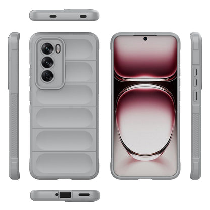 OPPO Reno12 Global Magic Shield TPU + Flannel Phone Case - Stylish, Durable, and Lightweight Protection