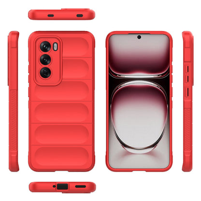 OPPO Reno12 Global Magic Shield TPU + Flannel Phone Case - Stylish, Durable, and Lightweight Protection