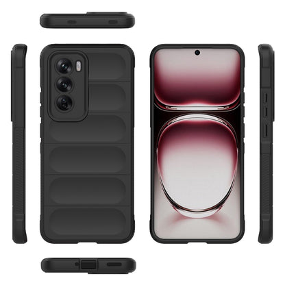 OPPO Reno12 Global Magic Shield TPU + Flannel Phone Case - Stylish, Durable, and Lightweight Protection
