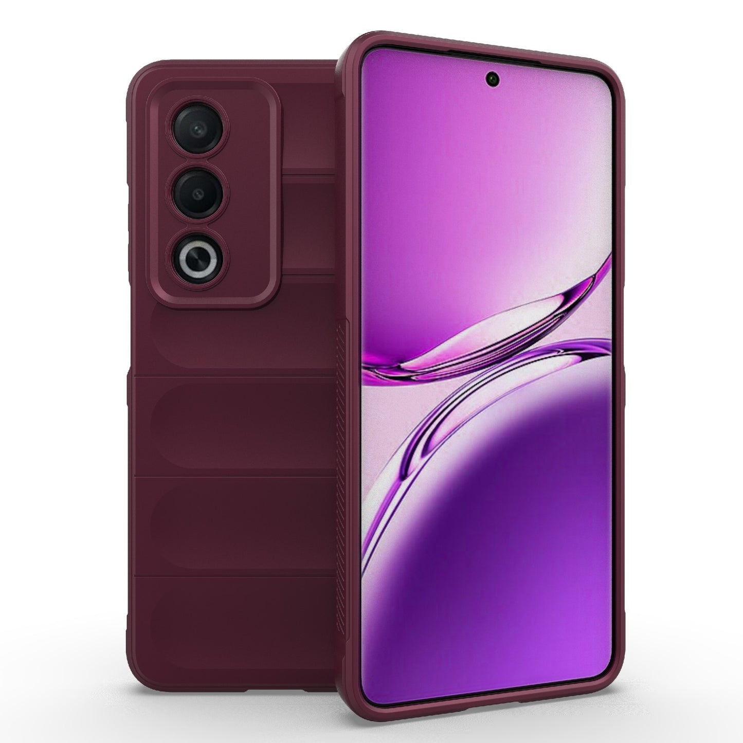 OPPO A3 Pro India Magic Shield TPU + Flannel Phone Case - Stylish, Durable, and Lightweight Protection