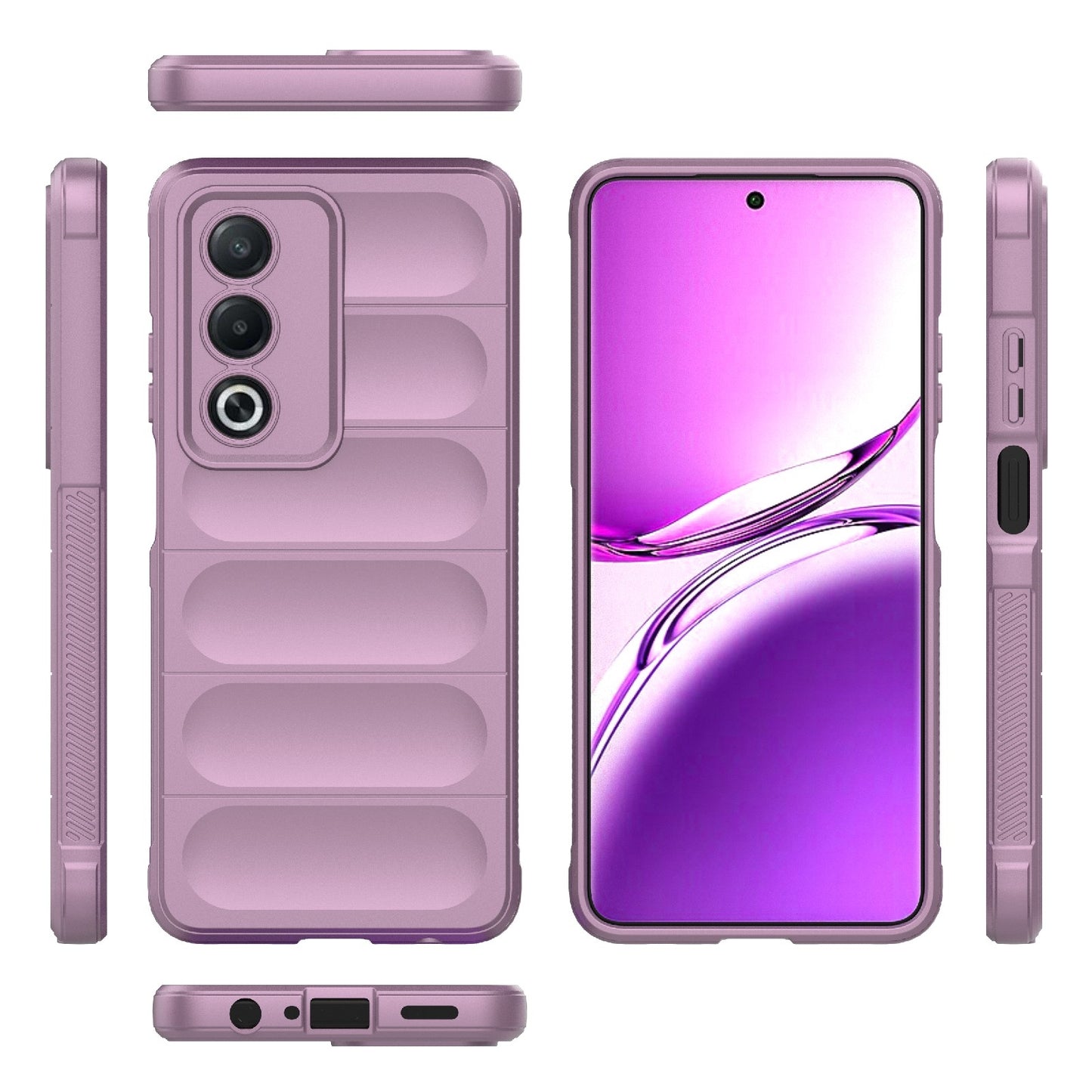 OPPO A3 Pro India Magic Shield TPU + Flannel Phone Case - Stylish, Durable, and Lightweight Protection