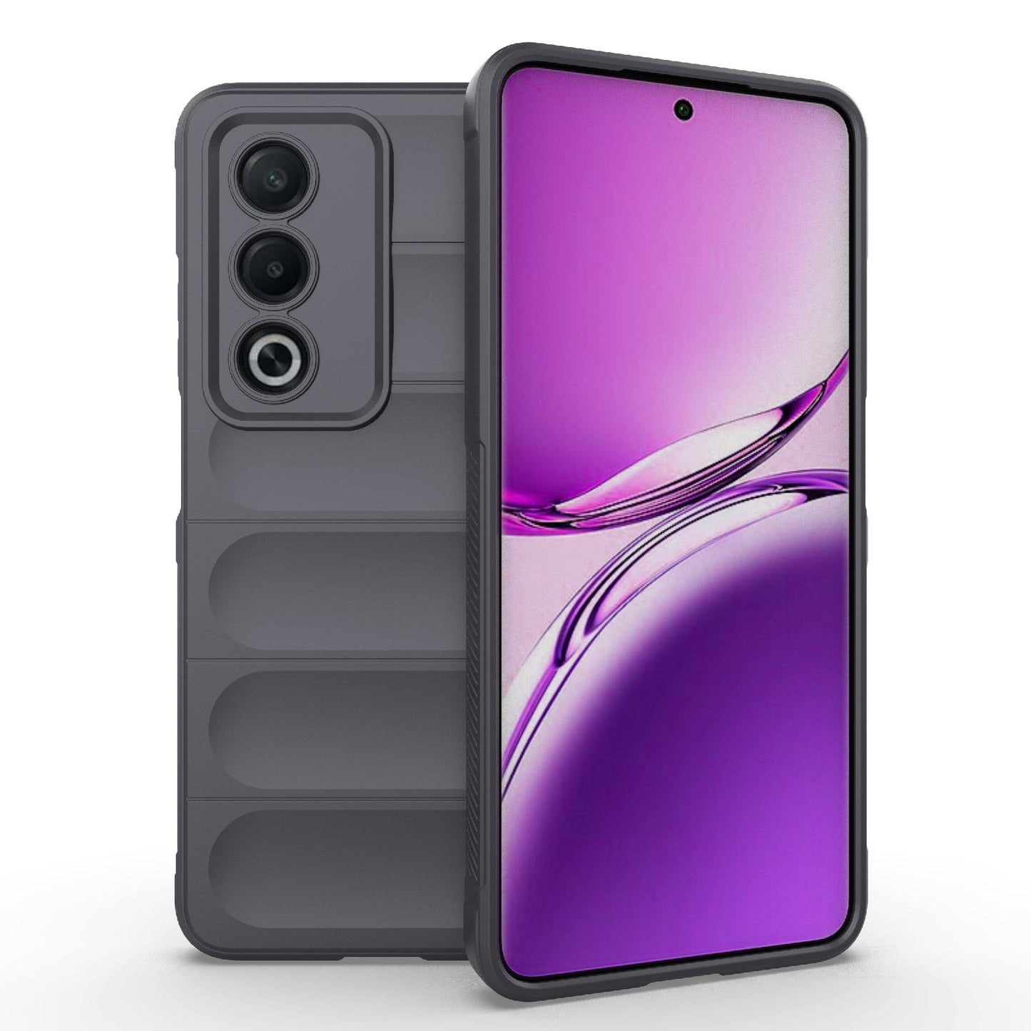 OPPO A3 Pro India Magic Shield TPU + Flannel Phone Case - Stylish, Durable, and Lightweight Protection