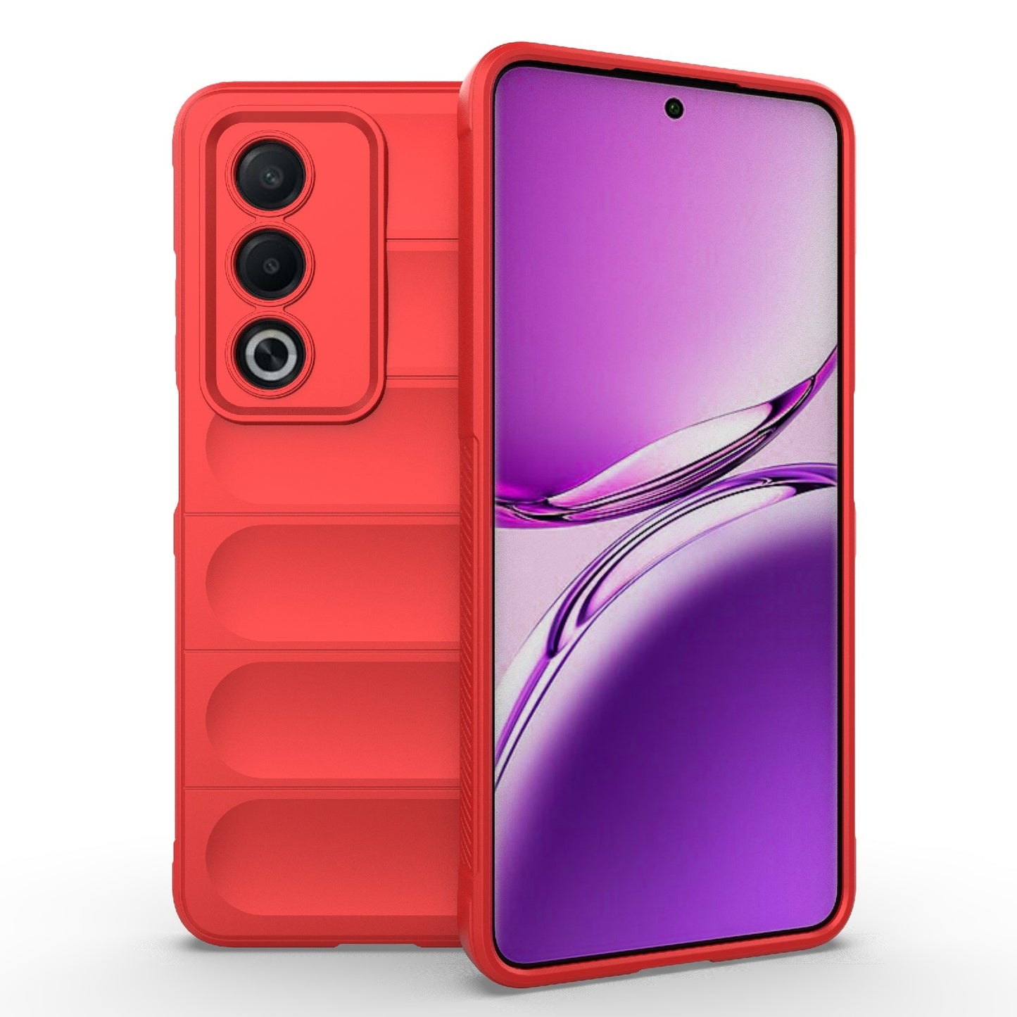 OPPO A3 Pro India Magic Shield TPU + Flannel Phone Case - Stylish, Durable, and Lightweight Protection