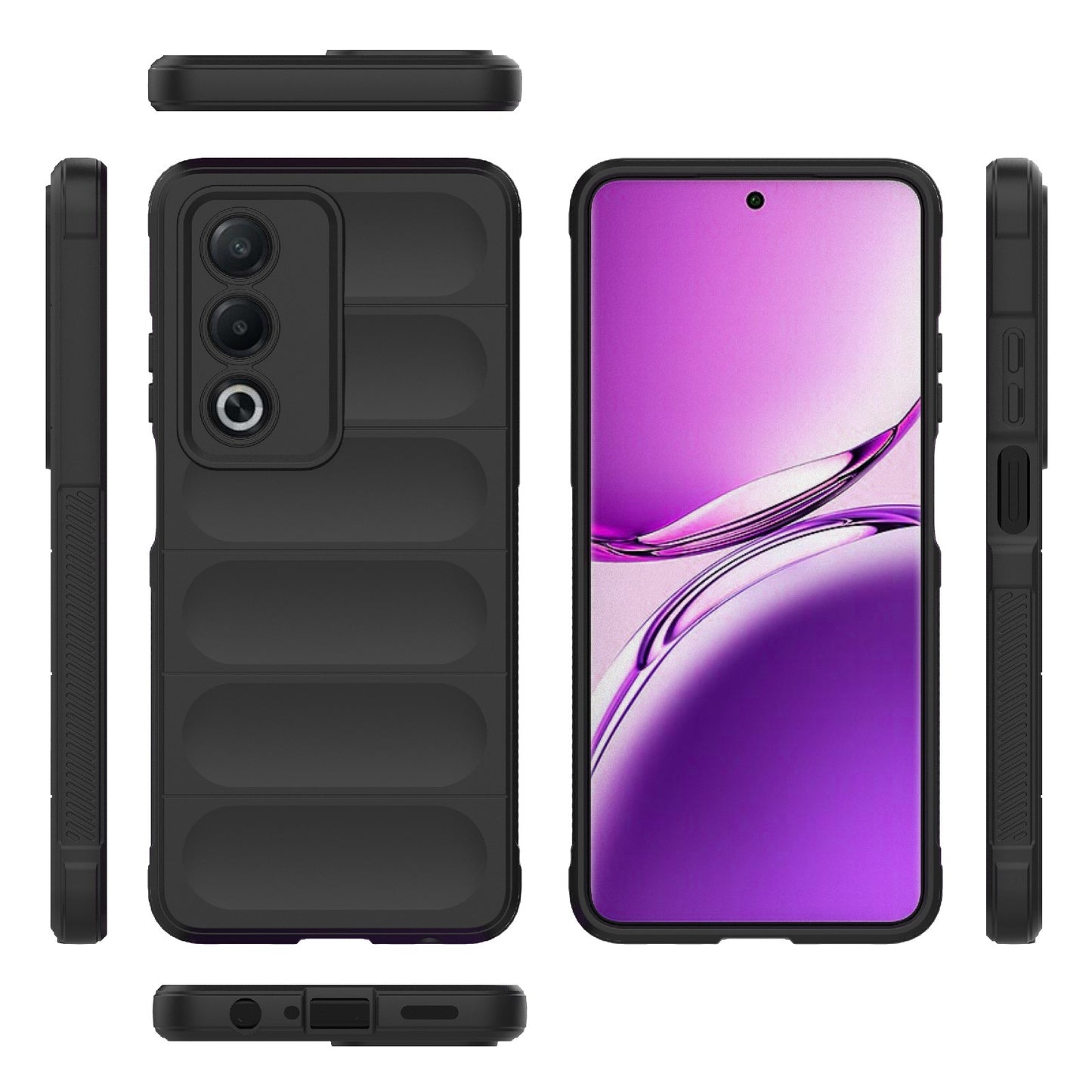 OPPO A3 Pro India Magic Shield TPU + Flannel Phone Case - Stylish, Durable, and Lightweight Protection