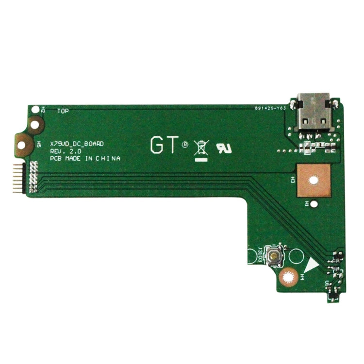 Asus X75 Power Switch Replacement Board - Tested and Fully Functional, Professional Installation Recommended