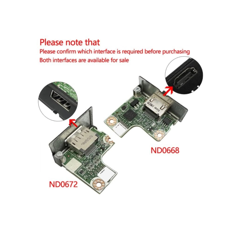 HP 400/600/800 G3/G4/G5 DisplayPort Adapter Board Replacement - Tested & Fully Functional