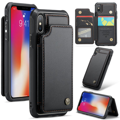 Apple iPhone X/XS CaseMe C22 Card Slots Holder RFID Anti-theft Phone Case