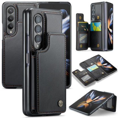 Samsung Galaxy Z Fold4 CaseMe C22 Card Slots Holder RFID Anti-theft Phone Case