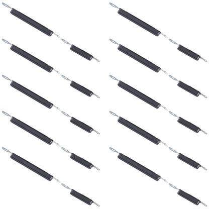 Replacement 10pcs Power & Volume Control Buttons for Samsung Galaxy M01s (SM-M01) - Black