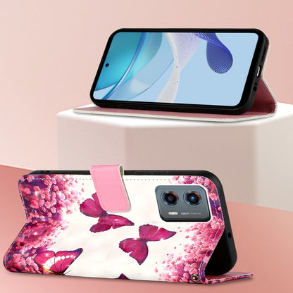 Motorola Moto G 5G 2023 Leather Flip Phone Case with 3D Painted Design, Card Holder, Wallet & Stand Function - Durable Protection & Easy Access