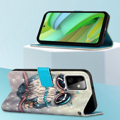 Motorola Moto G Power 2023 Leather Flip Phone Case with 3D Painted Design, Card Holder, Wallet & Stand Function - Durable Protection & Easy Access