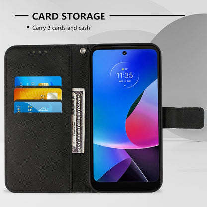 Motorola Moto G Play 4G 2024 Leather Flip Phone Case with 3D Painted Design, Card Holder, Wallet & Stand Function - Durable Protection & Easy Access