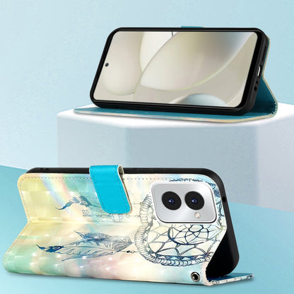 Motorola Moto G Power 5G 2024 Leather Flip Phone Case with 3D Painted Design, Card Holder, Wallet & Stand Function - Durable Protection & Easy Access