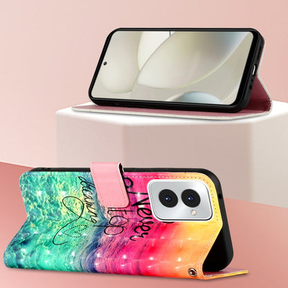 Motorola Moto G Power 5G 2024 Leather Flip Phone Case with 3D Painted Design, Card Holder, Wallet & Stand Function - Durable Protection & Easy Access