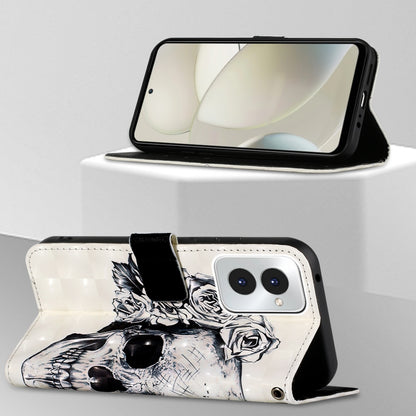 Motorola Moto G Power 5G 2024 Leather Flip Phone Case with 3D Painted Design, Card Holder, Wallet & Stand Function - Durable Protection & Easy Access