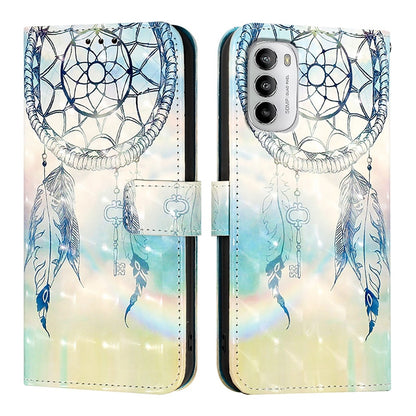 Motorola Moto G 5G 2022 Leather Flip Phone Case with 3D Painted Design, Card Holder, Wallet & Stand Function - Durable Protection & Easy Access
