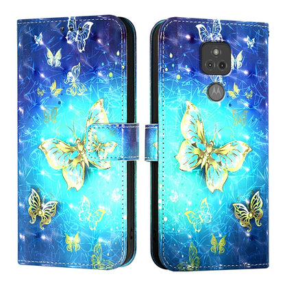 Motorola Moto G Play 2021 Leather Flip Phone Case with 3D Painted Design, Card Holder, Wallet & Stand Function - Durable Protection & Easy Access