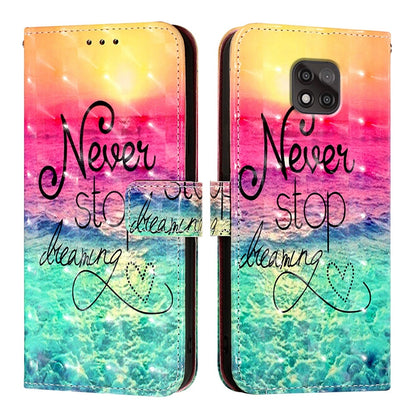 Motorola Moto G Power 2021 Leather Flip Phone Case with 3D Painted Design, Card Holder, Wallet & Stand Function - Durable Protection & Easy Access