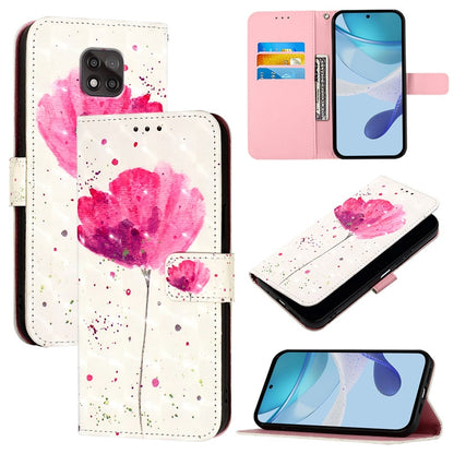 Motorola Moto G Power 2021 Leather Flip Phone Case with 3D Painted Design, Card Holder, Wallet & Stand Function - Durable Protection & Easy Access