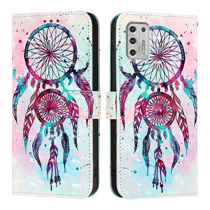Motorola Moto G Stylus 4G 2021 Leather Flip Phone Case with 3D Painted Design, Card Holder, Wallet & Stand Function - Durable Protection & Easy Access