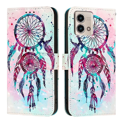Motorola Moto G Stylus 4G 2023 Leather Flip Phone Case with 3D Painted Design, Card Holder, Wallet & Stand Function - Durable Protection & Easy Access