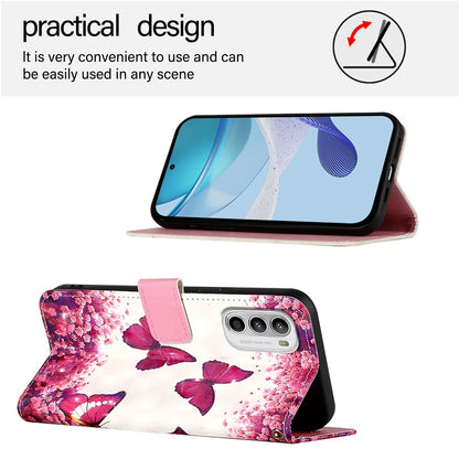 Motorola Moto G71s Leather Flip Phone Case with 3D Painted Design, Card Holder, Wallet & Stand Function - Durable Protection & Easy Access