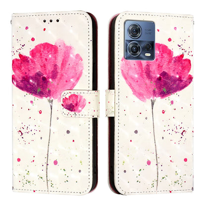 Motorola Moto G72 Leather Flip Phone Case with 3D Painted Design, Card Holder, Wallet & Stand Function - Durable Protection & Easy Access