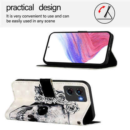 Motorola Moto G05 Leather Flip Phone Case with 3D Painted Design, Card Holder, Wallet & Stand Function - Durable Protection & Easy Access