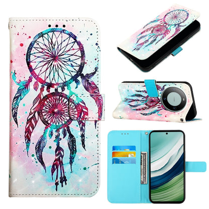 Huawei Mate 60 Leather Flip Phone Case with 3D Painted Design, Card Holder, Wallet & Stand Function - Durable Protection & Easy Access