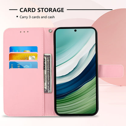 Huawei Mate 60 Leather Flip Phone Case with 3D Painted Design, Card Holder, Wallet & Stand Function - Durable Protection & Easy Access