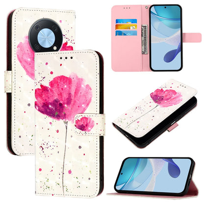 Huawei Enjoy 50 Pro 4G Leather Flip Phone Case with 3D Painted Design, Card Holder, Wallet & Stand Function - Durable Protection & Easy Access