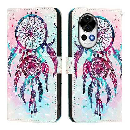 Huawei nova 13 Leather Flip Phone Case with 3D Painted Design, Card Holder, Wallet & Stand Function - Durable Protection & Easy Access