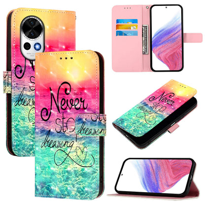 Huawei nova 13 Leather Flip Phone Case with 3D Painted Design, Card Holder, Wallet & Stand Function - Durable Protection & Easy Access