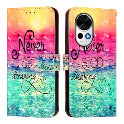 Huawei nova 13 Leather Flip Phone Case with 3D Painted Design, Card Holder, Wallet & Stand Function - Durable Protection & Easy Access